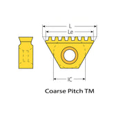 ACME Coarse Pitch TM Thread Milling Inserts - Big-tools Industrial Supply Tools for Metal Cutting